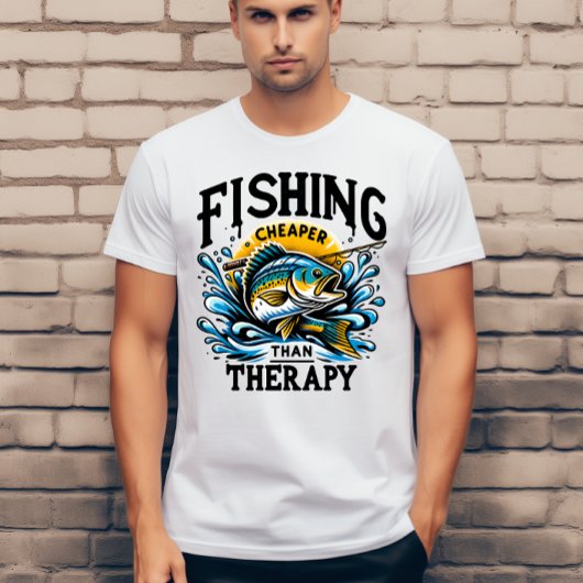 Vist goedkoper dan therapie t-shirt