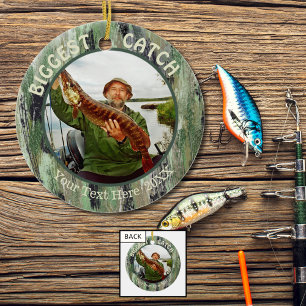 Vist GROOTSTE VANGST Keramisch Ornament