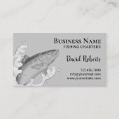 Vist handleiding voor charters en vissers visitekaartje (Voorkant)