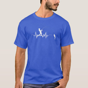Vist hartslag Cool Beat design - geweldig geschenk T-shirt