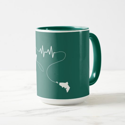 Vist Heartbeat Fly Fishing Guy Mok (Voorkant rechts)