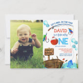 Vist het Afbeelding van de Foto van de jongen O-fi Kaart (Voorkant)