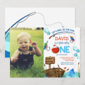 Vist het Afbeelding van de Foto van de jongen O-fi Kaart (Voorkant / Achterkant)