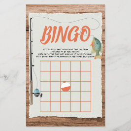 Vist het Baby shower van het Thema Bingo brochure