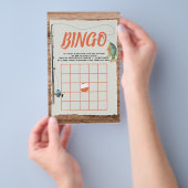 Vist het Baby shower van het Thema Bingo brochure (Hand)