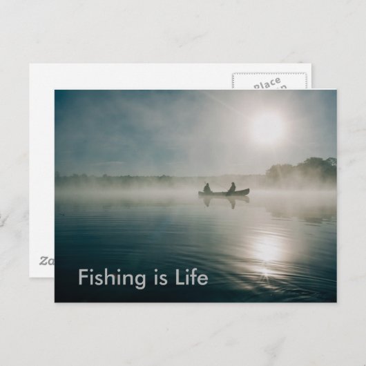 Vist het briefkaart van het Leven (Voorkant / Achterkant)