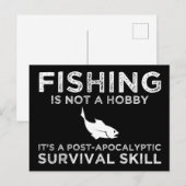 Vist het een overlevingskracht na de apocalyptisch briefkaart (Voorkant / Achterkant)