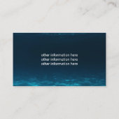 Vist het handvest voor de visserij op bait Shop Un Visitekaartje (Achterkant)