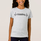 Vist het Life Cool Angling-ontwerp T-shirt (Voorkant)