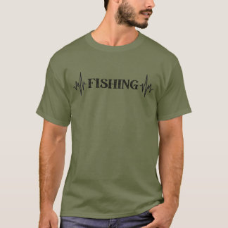 Vist het Life Cool Angling-ontwerp T-shirt