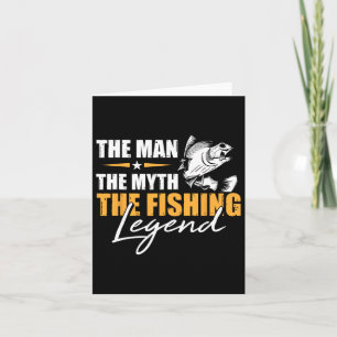 Vist het Man Myth Legend Angler Cool Fisherman Kaart