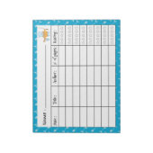 Vist het Notitieblok van het Logboek van het Onder (Linkerzijde)