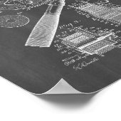 Vist het Patent van Reel - Chalkboard Poster (Hoek)