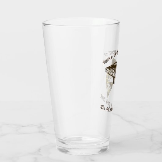 Vist: Het perfecte excuus... - Vissen Beer Glas (Rechts)