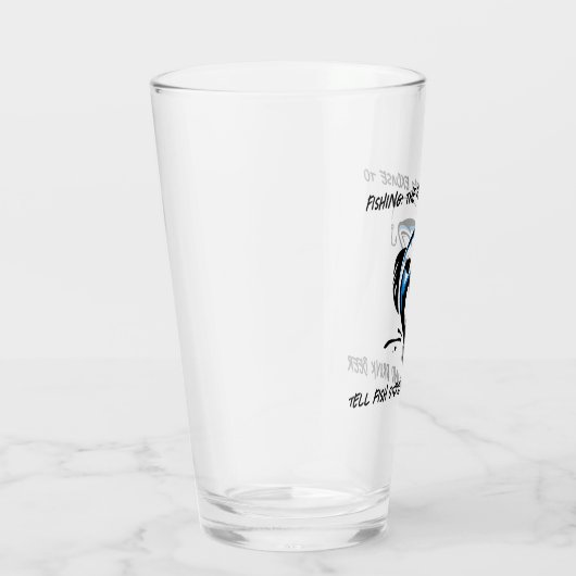 Vist: Het perfecte excuus... - Vissen Beer Glas (Rechts)