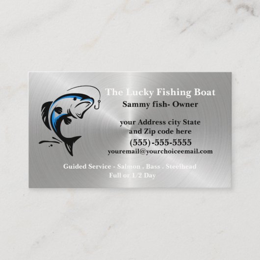 Vist het Professionele Visitekaartje van de Guide (Voorkant)