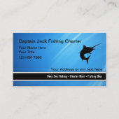 Vist het Symbool van de Boat Marlin Visitekaartjes (Voorkant)