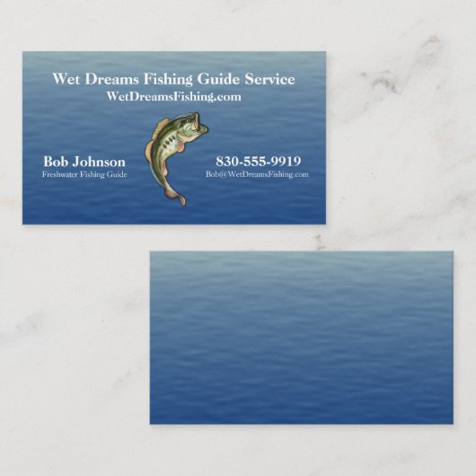 Vist het Visitekaartje voor de Guide-service (Voorkant / Achterkant)