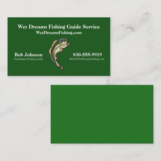 Vist het Visitekaartje voor de Guide-service (Voorkant / Achterkant)