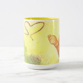 Vist hond en (close-up) kat / Mok (Center)