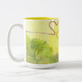 Vist hond en (close-up) kat / Mok (Links)