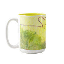 Vist hond en (close-up) kat / Mok