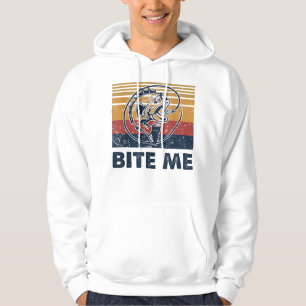 Vist Hook Bite Me Bass Catfish Pike Fisherman F Hoodie