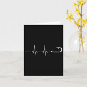 Vist Hook Heartbeat Kaart (Gele Bloem)