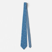 Vist Hooks op blauw Stropdas (Voorkant)