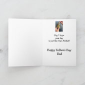 Vist Humor voor papa's Vaderdag Kaart (Binnen)