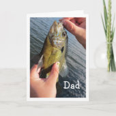 Vist Humor voor Pap's verjaardag om aan te passen Kaart (Voorkant)