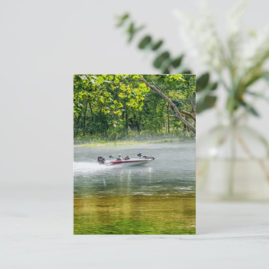 Vist in beweging blanco postkaart (Staand voorkant)