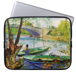Vist in de lente, Vincent van Gogh. Laptop Sleeve