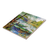 Vist in de lente, Vincent van Gogh. Mooie vis Tegeltje (Zijkant)