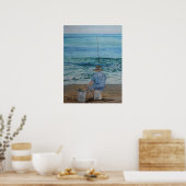 Vist in de Ocean Fine Art Archival Print (Keuken)