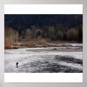 Vist in de wilde natuur poster