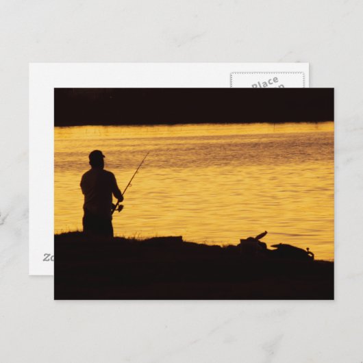 Vist in het donkere Briefkaart (Voorkant / Achterkant)