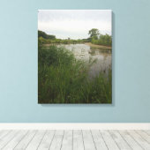 Vist in het land Verretched Canvas Print (Insitu (Houten vloer))