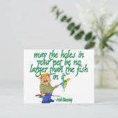 Vist Irish Blessing Briefkaart (Staand voorkant)