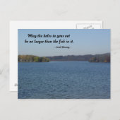 Vist Irish Blessing Briefkaart (Voorkant / Achterkant)