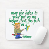 Vist Irish Blessing Muismat (Met muis)