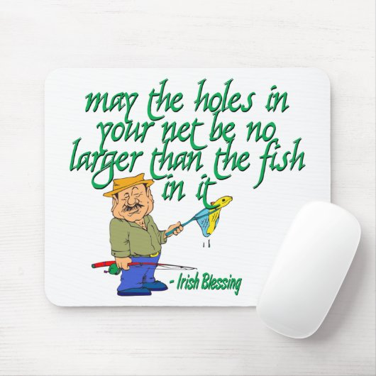 Vist Irish Blessing Muismat (Met muis)