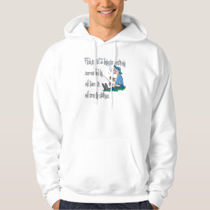 Vist is een waanvoorstelling hoodie