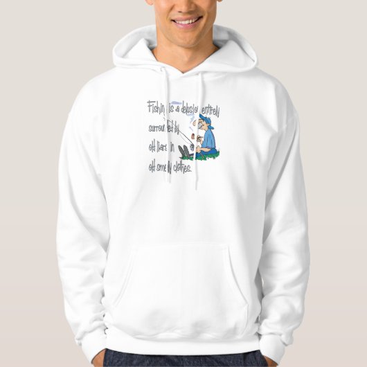 Vist is een waanvoorstelling hoodie (Voorkant)