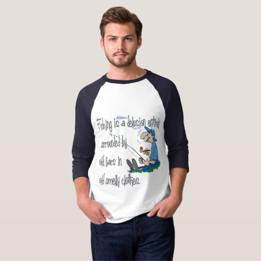 Vist is een waanvoorstelling t-shirt (Voorkant volledig)