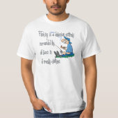 Vist is een waanvoorstelling t-shirt (Voorkant)