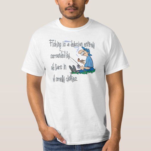 Vist is een waanvoorstelling t-shirt (Voorkant)