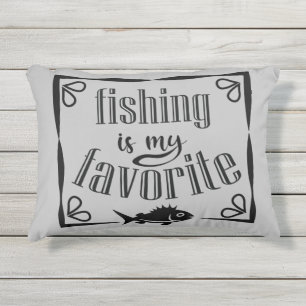 Vist is mijn favoriete offerte buitenkussen