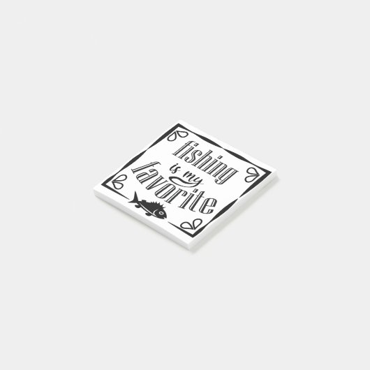 Vist is mijn favoriete offerte post-it® notes (Schuin)