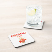 Vist is mijn gelukkige uur bier onderzetter (Rechterzijde)